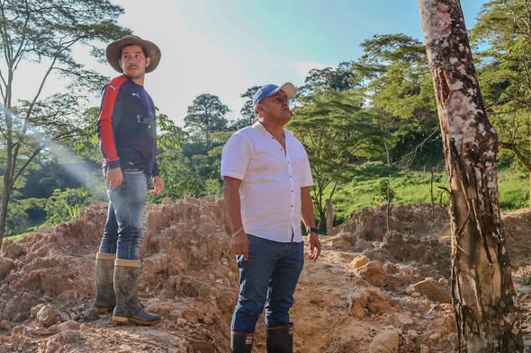 Gobernación enviará excavadora para mitigar afectaciones en El Tesoro