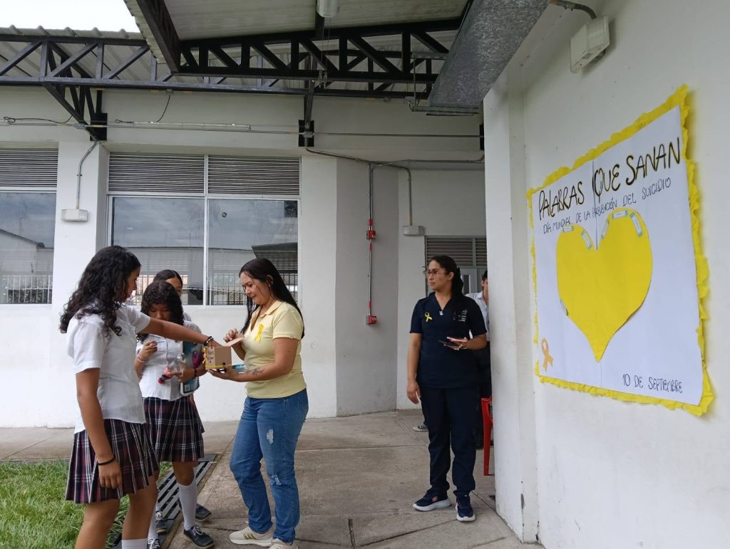 Actividad por el Día Mundial de la Prevención del Suicidio en la Institución Educativa San Luis de Gaceno
