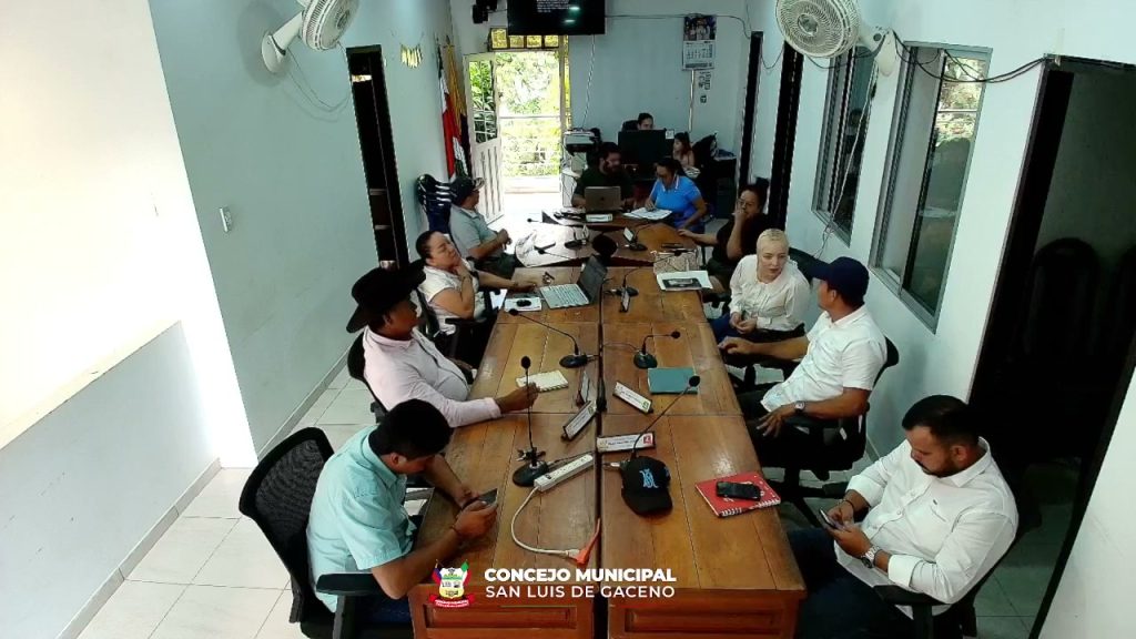 Grabación de la sesión del 28 de agosto de 2026, con la sustentación de los proyectos 08 y 09. Video: Concejo de San Luis de Gaceno
