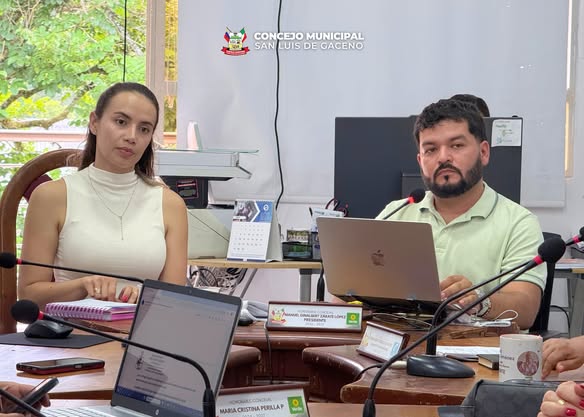 Sesión de control político a la Secretaría de Planeación en el Concejo de San Luis de Gaceno, el 15 de mayo de 2026