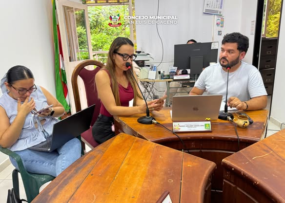 Sesión del Concejo de San Luis de Gaceno sobre gestión del riesgo y el río Lengupá