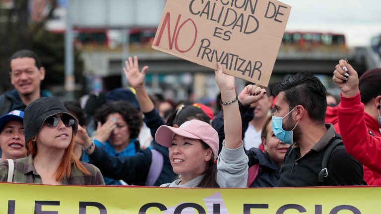 Docentes de San Luis de Gaceno se sumaron al paro del magisterio por el modelo de salud