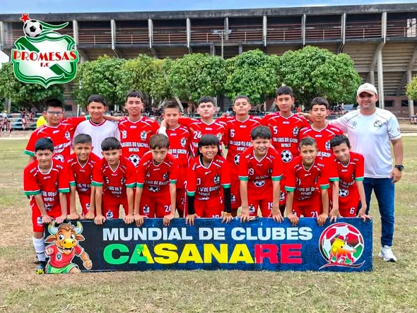 Escuela de Fútbol San Luis de Gaceno clasificó tres categorías a semifinales en Casanare
