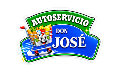 Logo de Autoservicio Don José, negocio que pauta en La Voz de San Luis 97.1 FM