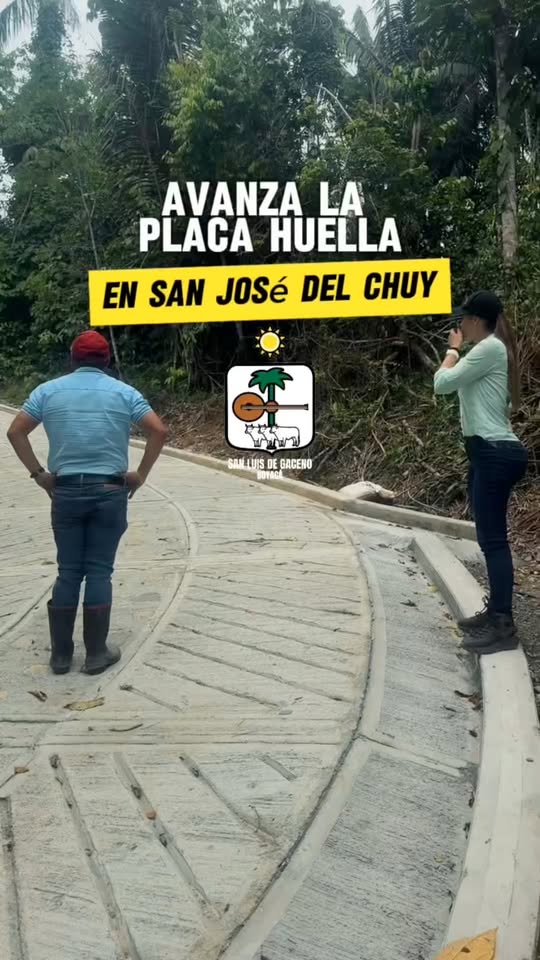 Placa huella en la vereda San José del Chuy, San Luis de Gaceno, en mayo de 2026