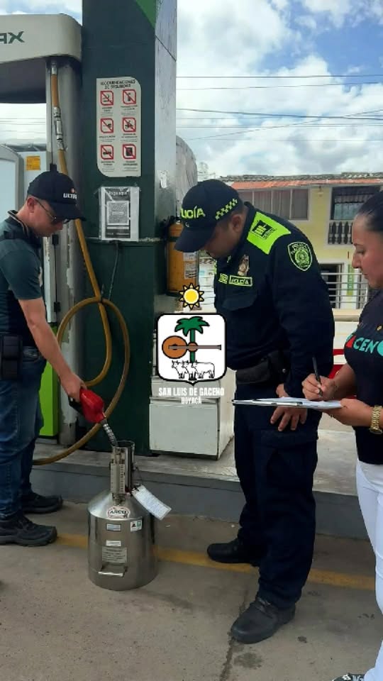 Verificación de surtidores de combustible en mayo en San Luis de Gaceno