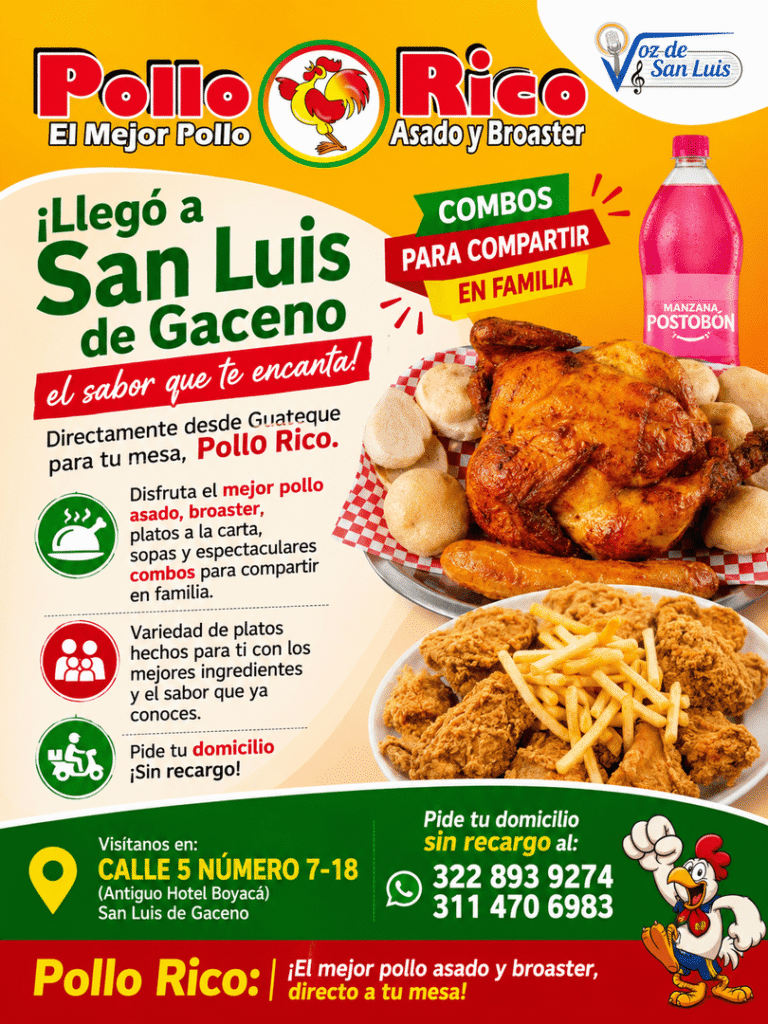 Anuncio de Pollo Rico