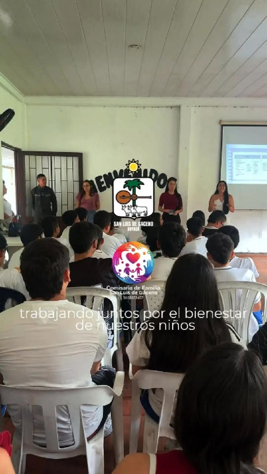 Jornada de prevención del consumo de sustancias psicoactivas con estudiantes en una institución educativa de San Luis de Gaceno