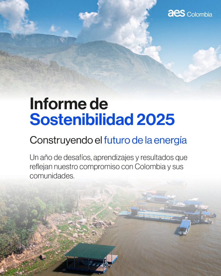 AES Colombia presentó su Informe de Sostenibilidad 2025: su inversión social llegó a 30.000 personas