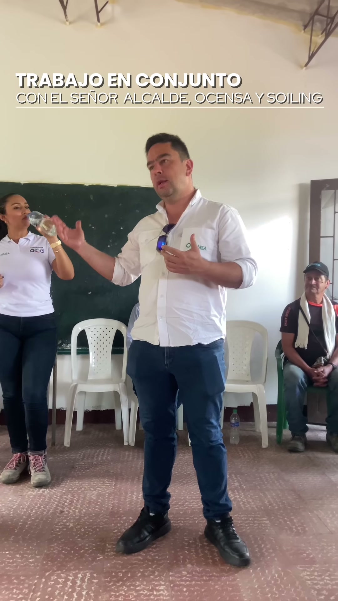 Intervención durante la reunión con Ocensa y Soiling en San Luis de Gaceno