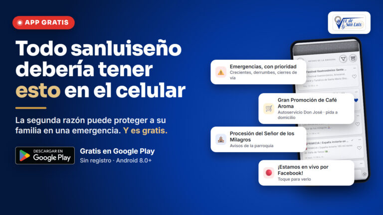 Todo sanluiseño debería tener esto en el celular: alertas, ofertas y avisos de la parroquia en la app