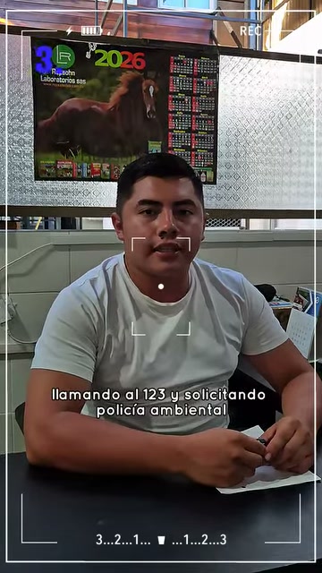 El video de la Alcaldía de San Luis de Gaceno indica llamar al 123 y pedir la Policía Ambiental