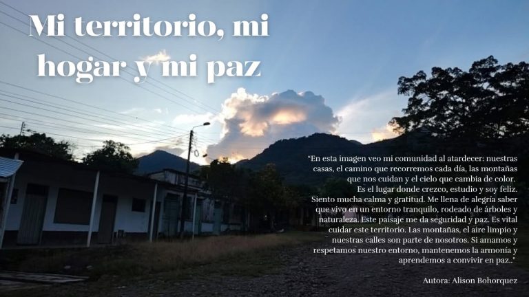 Concurso de Fotovoz por la paz: estudiantes de la IE Nueva Esperanza retrataron Santa Teresa