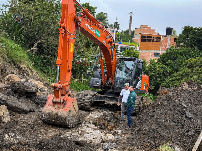 Guateque: revisan el punto crítico de la vía a Sutatenza y una sede de la IET Valle de Tenza