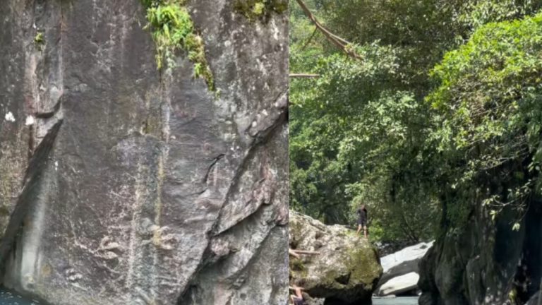 Santa María, vecino de San Luis de Gaceno, guarda huellas de dinosaurio de 130 millones de años