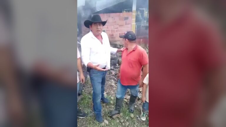 Incendio en la vereda Cafeteros: vecinos piden ayuda para don Carmelo, que perdió su cocina