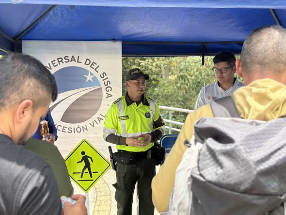 Semana Santa 2026: campaña de seguridad vial en el Paso Seguro 15 de la Transversal, en Sabanalarga