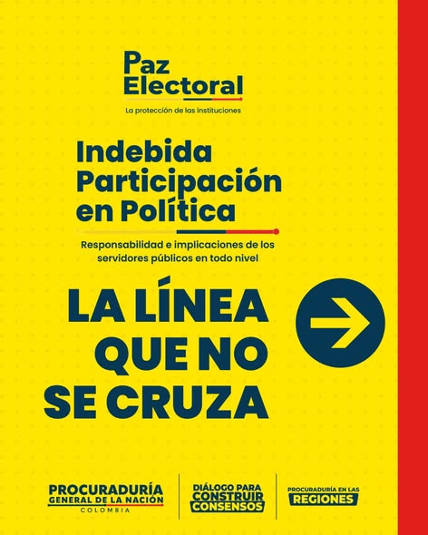 Pieza de paz electoral de la Procuraduría: La línea que no se cruza