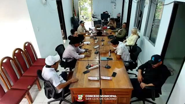 Concejales de San Luis de Gaceno en la sesión de control a la Secretaría de Hacienda de mayo de 2026