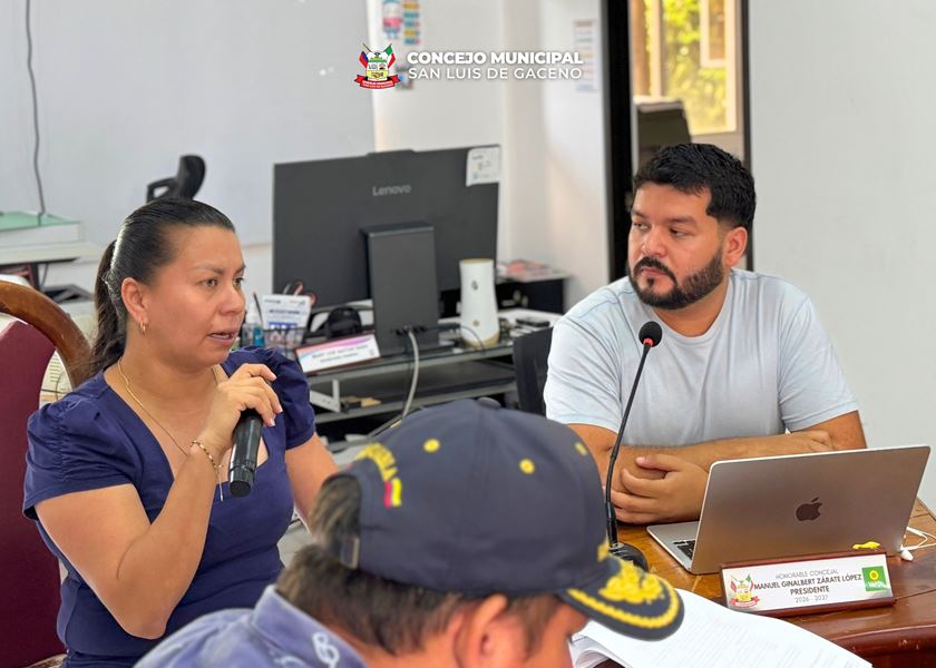 Control a la Unidad de Servicios Públicos en el Concejo de San Luis de Gaceno por las tarifas de servicios públicos, mayo de 2026