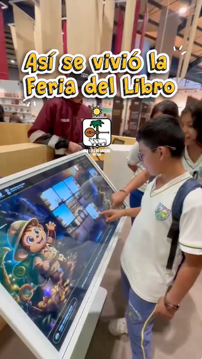 Estudiantes de la IE Telepalmeritas, de San Luis de Gaceno, visitaron la Feria del Libro de Bogotá